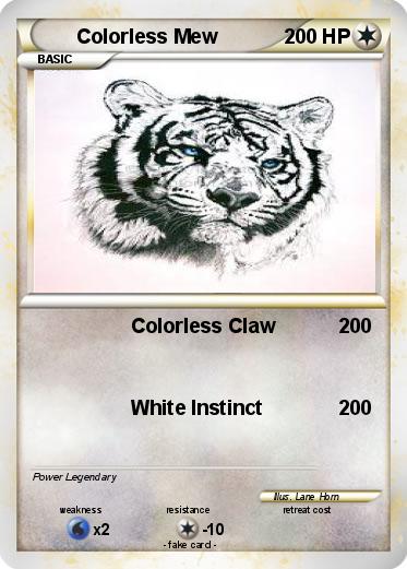 Pokemon Colorless Mew