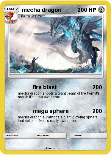 Pokemon mecha dragon