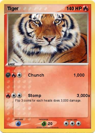 Pokemon Tiger                                                                  500 HP