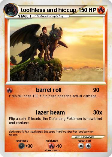 Pokemon toothless and hiccup