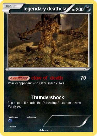 Pokemon legendary deathclaw