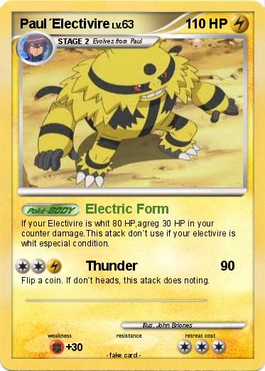 Pokemon Paul´Electivire