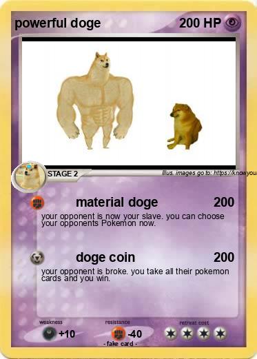 Pokemon powerful doge