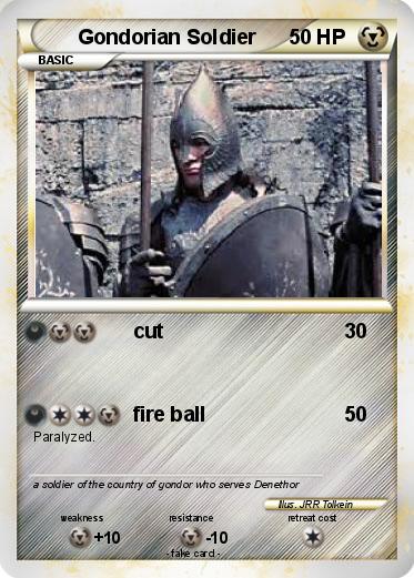 Pokemon Gondorian Soldier
