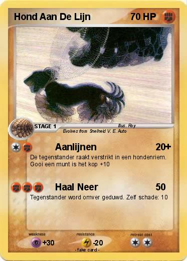 Pokemon Hond Aan De Lijn