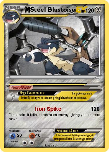 Pokemon Steel Blastoise