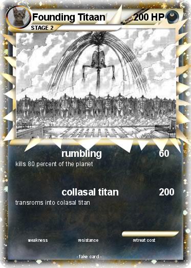 Pokemon Founding Titaan