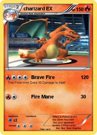 Pokemon charizard EX