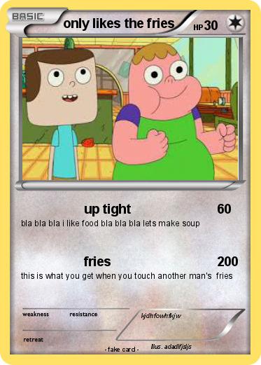 Pokemon only likes the fries