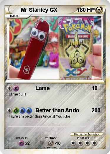 Pokemon Mr Stanley GX