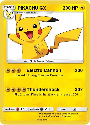 Pokemon PIKACHU GX