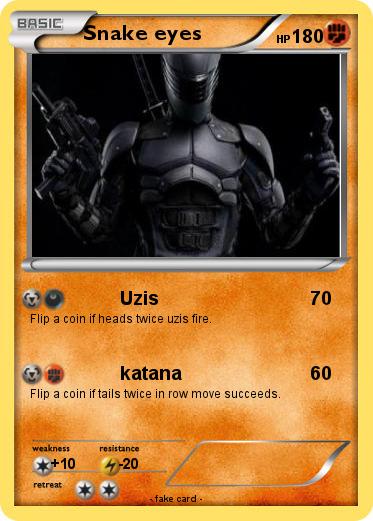 Pokemon Snake eyes