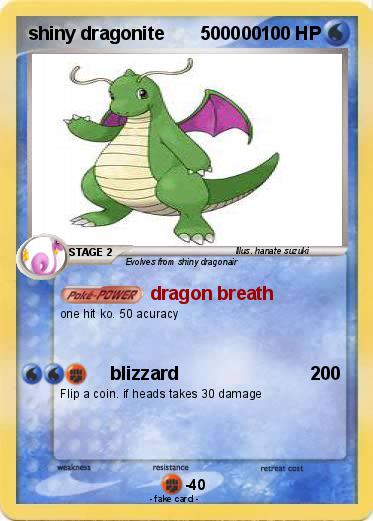 Pokemon shiny dragonite       500000