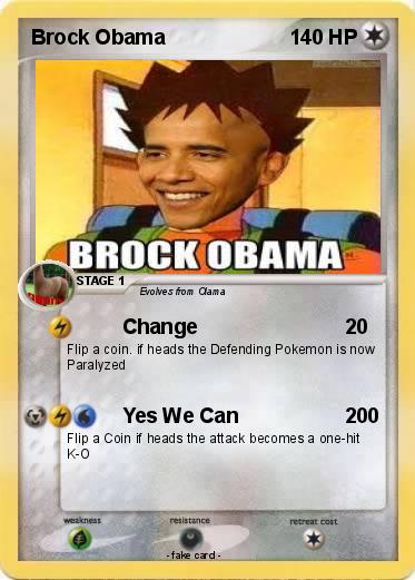 Pokemon Brock Obama