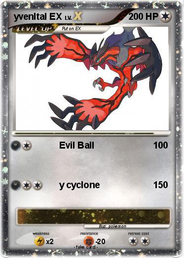 Pokemon yvenltal EX