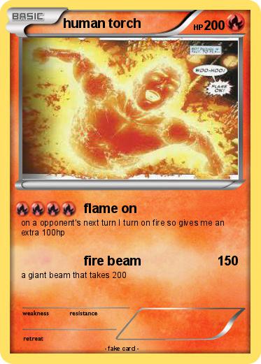 Pokemon human torch