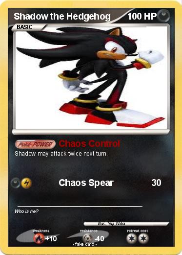 Pokemon Shadow the Hedgehog