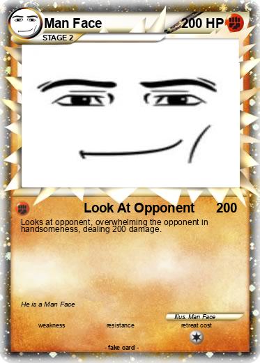 Pokemon Man Face