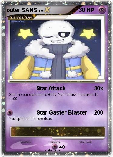 Pokemon outer SANS