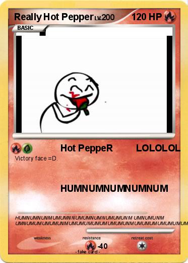 Pokemon Really Hot Pepper