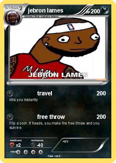 Pokemon jebron lames