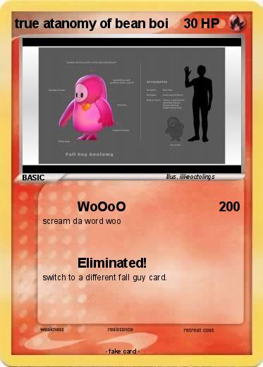 Pokemon true atanomy of bean boi