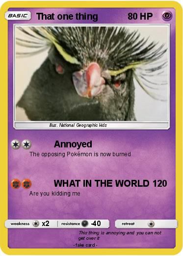 Pokemon That one thing