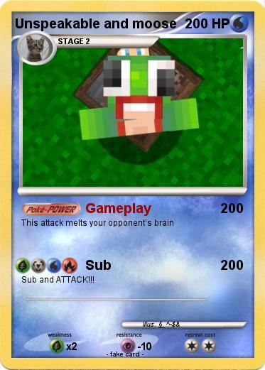 Pokemon Unspeakable and moose