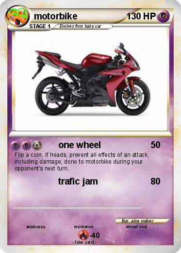 Pokemon motorbike