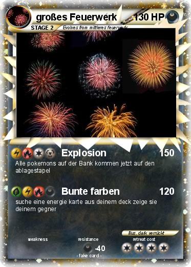 Pokemon großes Feuerwerk