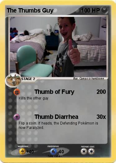 Pokemon The Thumbs Guy