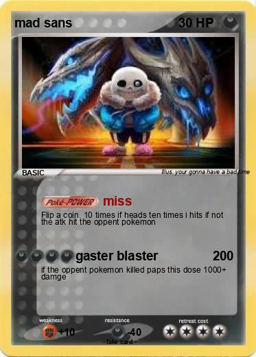 Pokemon mad sans