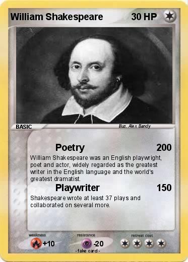 Pokemon William Shakespeare