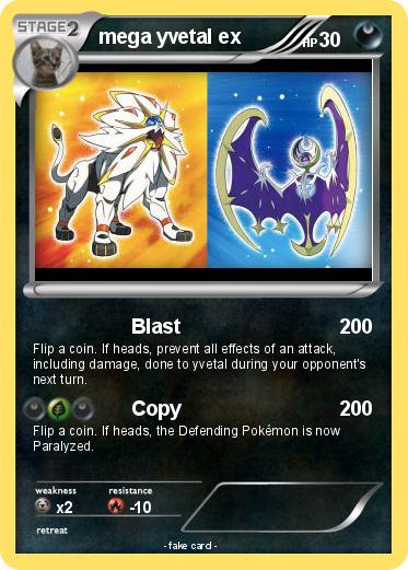 Pokemon mega yvetal ex
