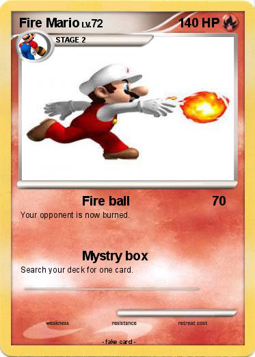 Pokemon Fire Mario