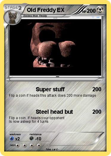 Pokemon Old Freddy EX