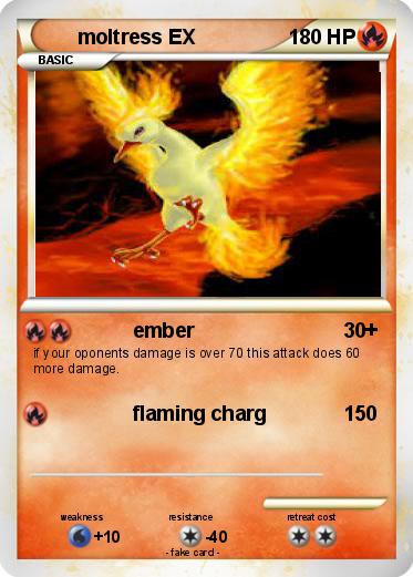 Pokemon moltress EX