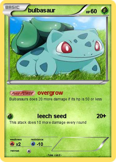 Pokemon bulbasaur