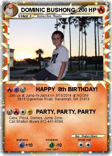 Pokemon DOMINIC BUSHONG