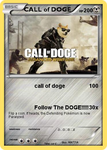 Pokemon CALL of DOGE