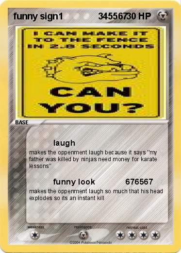 Pokemon funny sign1              345567