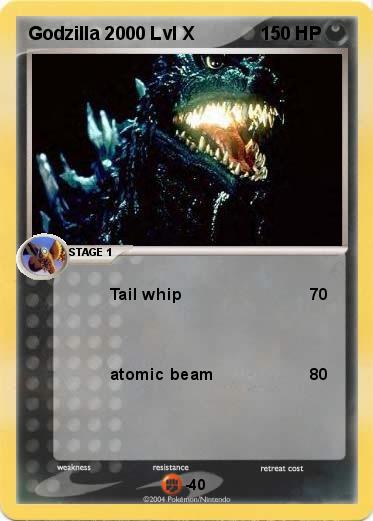 Pokemon Godzilla 2000 Lvl X
