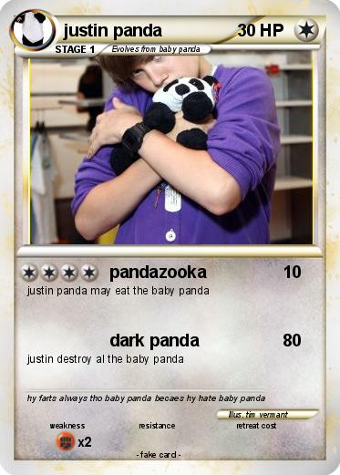 Pokemon justin panda
