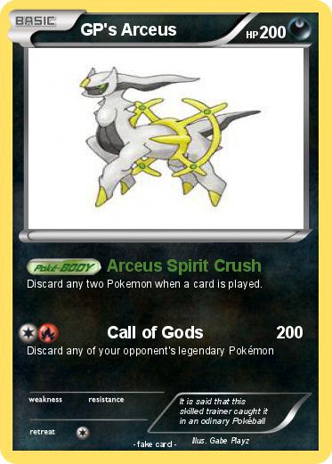 Pokemon GP's Arceus Pokemon GP's Arceus