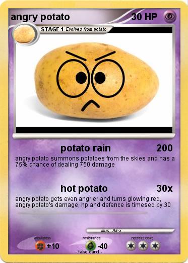 Pokemon angry potato