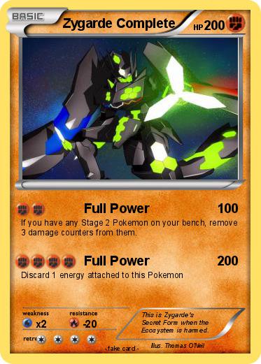 Pokemon Zygarde Complete