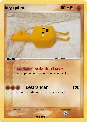 Pokemon key golem