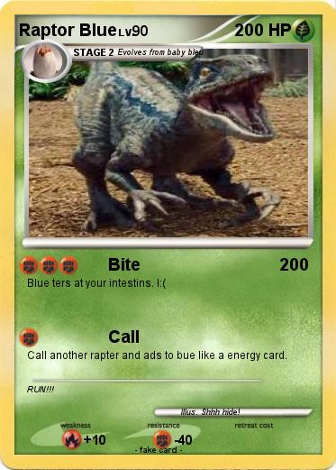 Pokemon Raptor Blue