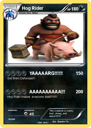 Pokemon Hog Rider