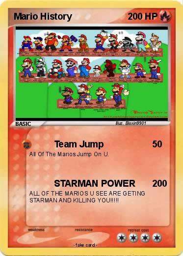 Pokemon Mario History
